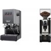 Gaggia New Classic E24 BC, grey + Eureka Mignon XL, CR black