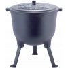 POĽOVNÍCKY KOTLÍK LIATINOVÝ HRNIEC NA OHNISKO 10 L KAMILLE
