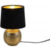 TRIO Reality R50821002 SOPHIA stolná lampička V260mm 1xE14 zlatá, čierna