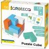 Montessori drevená puzzle kocka Igroteco | Hlavolam pre deti | KidsPlanet.sk