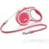 Vodítko Flexi Comfort lanko S 8m červené (do 12kg)
