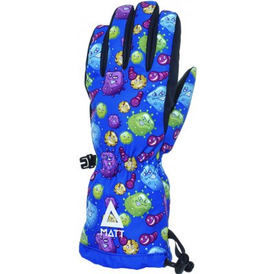 Matt 3236 Bubble Monsters kids Tootex gloves blue detské rukavice