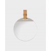 ferm LIVING Enter Mirror zrkadlo malé hnedé 35x26 cm - 4137
