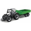 Bburago - FARMLAND, Valtra N174 s vyklápacím prívesom, 10 cm
