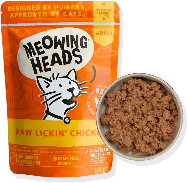 MEOWING HEADS Paw Lickin’ Chicken 100 g