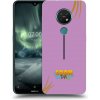 Picasee silikónový prehľadný obal pre Nokia 7.2 - COONDA růžovka