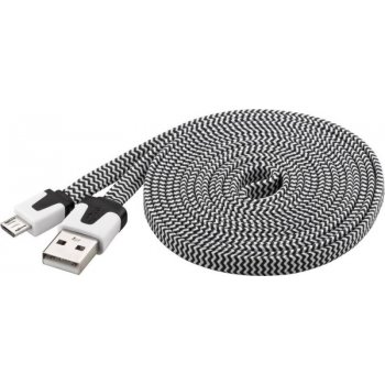 Aten ku2m2ft USB 2.0, A-B, 2m, černý/bílý