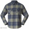 Bergans Nordmarka flanelová košeľa, green mud/navy blue XL