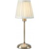 Markslöjd 109126 - LED stmievateľná nabíjateľná stolová lampa ANNO 1xE14/2W/2000 mAh biela/mosadz 109126 + záruka 3 roky zadarmo