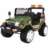 terénne detské elektrické auto raptor drifter zelené s diaľkovým ovládaním