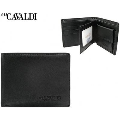 4U Cavaldi Pánska peňaženka Amphixi čierna