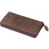 BADERA dámska kožená peňaženka, hnedá