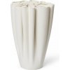 ferm LIVING Váza DEDALI 25,5 cm, biela, kamenina