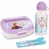 Disney Frozen desiatový box s príborom a fľaša 400 ml Darčekový set