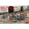 Milk Cans with Small Cart 1/35 MiniArt