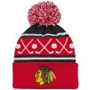Detská zimná čiapka Outerstuff FACE-OFF CUFF Chicago Blackhawks KIDS