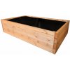 Krušnohorský Nábytok 1B1 Drevený vyvýšený záhon extra pevný 156 x 96 x 36 cm prírodný