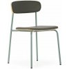 Tmavozelené čalúnené stohovateľné jedálenské stoličky v súprave 2 ks Saula – Marckeric