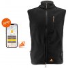 Alpenheat Vyhrievaná vesta Fire-Fleece, čierna - ovládanie cez aplikáciu M