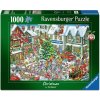 Puzzle Ravensburger 1000 dielikov Ray's Comic – Vianoce