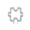 Vykrajovátko puzzle 2 cm - Smolík - Smolík