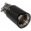 KITT Professional Exhaust Systems Universal Exhaust Muffler Tip Carbon Fiber Glossy Finish Inlet 6.3cm/2.48inch