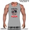 Pánske tielko RANGER® - motív Motorkári 02 Svetlošedá 3XL