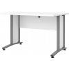 FalcoNabytek Psací stůl Office 80400/70 bílá/silver grey