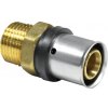 PIPETEC Lisovacia prechodka PFUA2605 medená, 26x3 - R 3/4