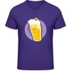 Soft-Style V Tričko Gildan - Motív - Pivo so smrtkou 2 - Purple - XL - Pánske