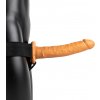 RealRock Hollow Strap-On s reguláciou a vibráciou 24,5 cm