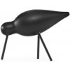 Normann Copenhagen Drevený vtáčik Shorebird, stredný, čierny