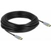 Delock HDMI prepojovací kábel Zástrčka HDMI-A 25 m čierna 85016 4K UHD, pozlátené kontakty HDMI kábel; 85016