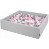 Bazén s guličkami KiddyMoon 120-KW30D-423 120x120x30 cm