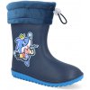 KTR Barefoot detské gumáky navy námornická