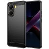 Techsuit Carbon Silicone puzdro pre Xiaomi Poco X7 Pro – čierne