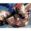 Diamondi Diamantové maľovanie - IRON MAN Rámovanie: vypnuté plátno na rám, Rozmer: 40x50 cm