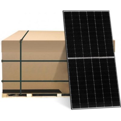 Jinko Fotovoltaický solárny panel JINKO 400Wp čierny rám IP68 Half Cut - paleta 36 ks KP1011-36ks + záruka 3 roky zadarmo
