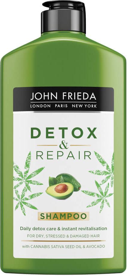 John Frieda Detox & Repair detoxikačný šampón pre poškodené vlasy 250 ml