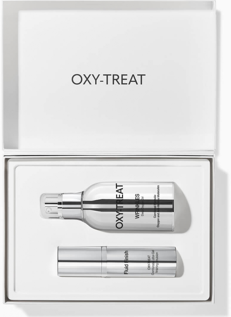 Oxy-Treat Wrinkles vyhladzujúci gél proti vráskam 50 ml + Fluid Finish finálna starostlivosť 15 ml darčeková sada