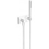 Podomietkový vývod Hansa LIVING so sprchovou hadicou chróm 44430170