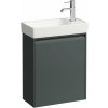 Laufen Meda skrinka 43.7x22.2x51.5 cm závesná kúpeľňová skrinka pod umývadlo sivá H4215520112661
