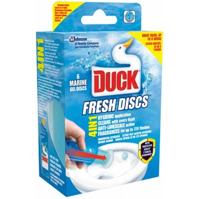 Duck fresh Discs Marine čistiaci gel na toalety s vôňou mora 36 ml (Duck WC 36ml blok marine)
