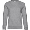 B&C | QUEEN Crew Neck, Dámska mikina, sivá heather, L