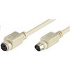 PREMIUMCORD Prodlužovací kabel PS/2(M) - PS/2(F) 3m (k PS/2 myši nebo klávesnici) kpk3ps