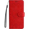 Obal MEZZO Book Motorola Moto G05/E15 mandala červený