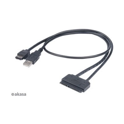 AKASA - Flexstor Esata kabel AK-CBSA03-80BK