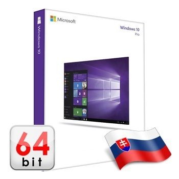 Microsoft Windows 10 Pro SK 64Bit OEM licencia, DVD, FQC-08911, nová licencia