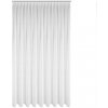 Design 91, Hotová záclona s riasiacou páskou - Layla biela s prírodnou štrukkúrou, š. 1,4 m x d. 3 m