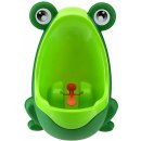 Zaparkorun pisoár v tvare žaby zelený